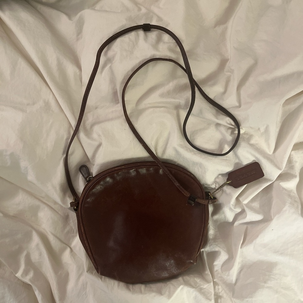 Vintage Coach Crossbody in Brown